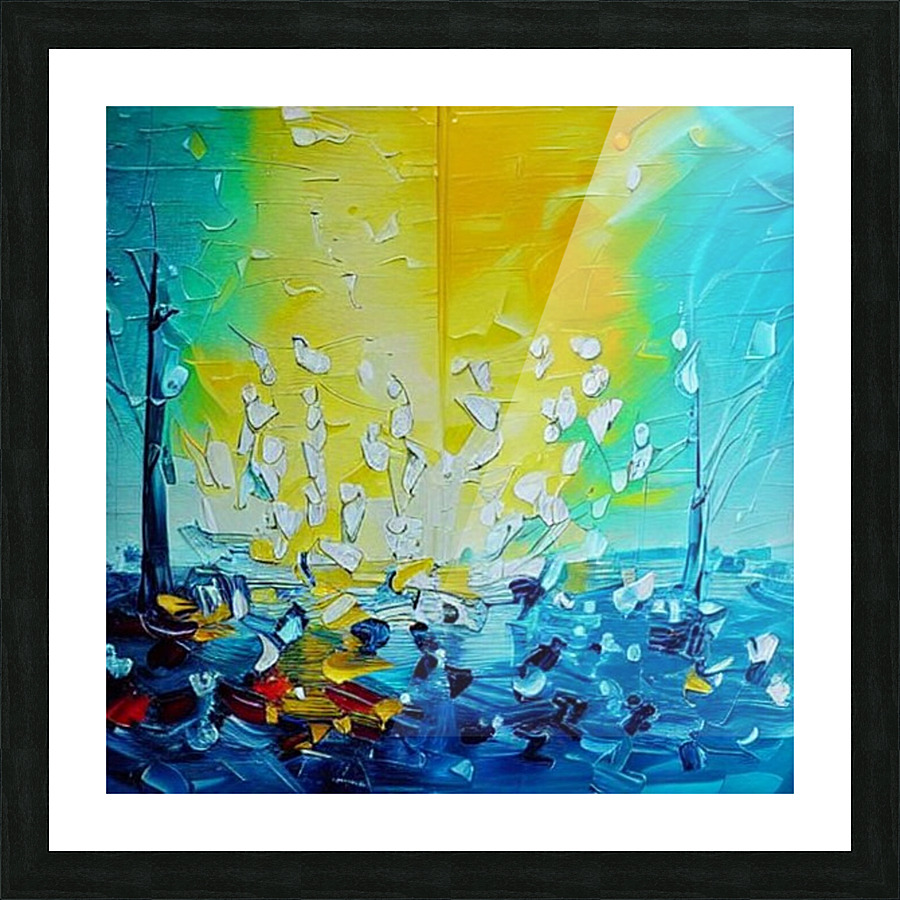 Abstract 21 Picture Frame print