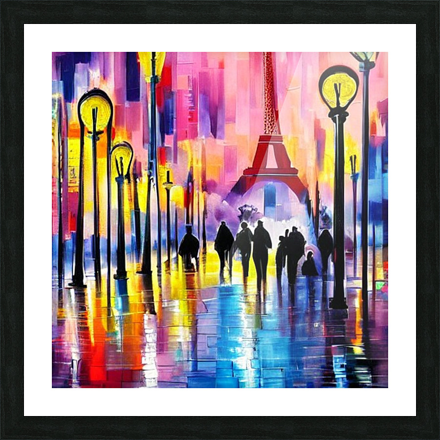 Paris 3 Picture Frame print