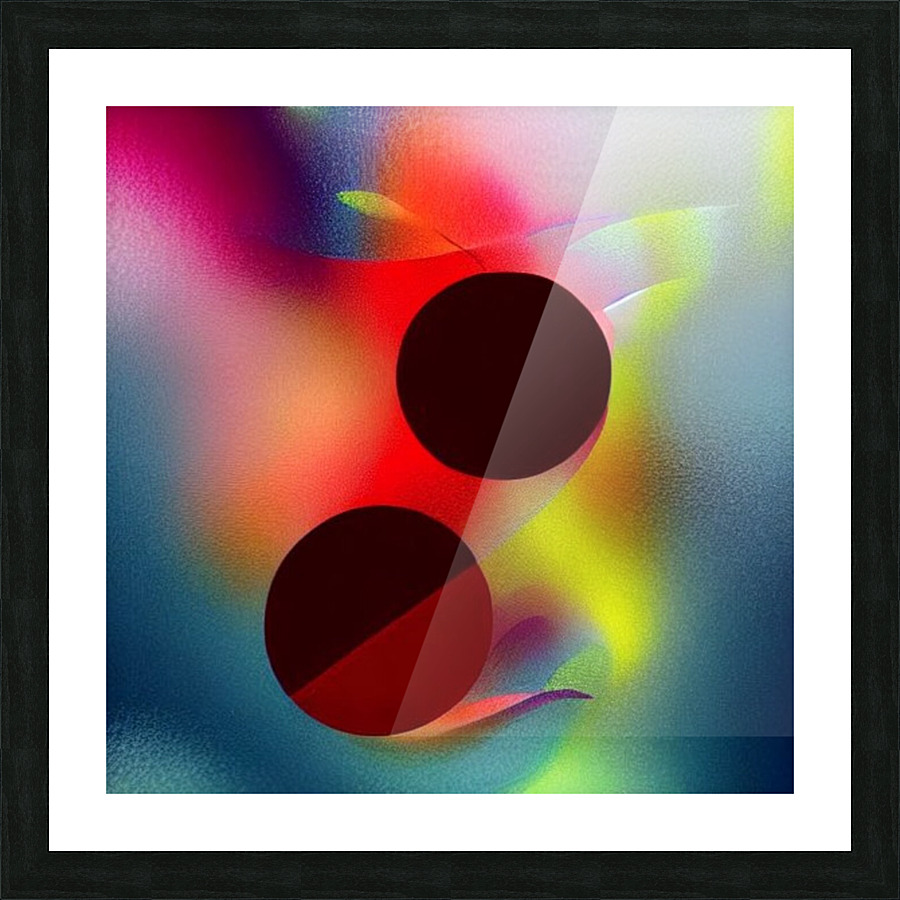 Balls Abstract Picture Frame print
