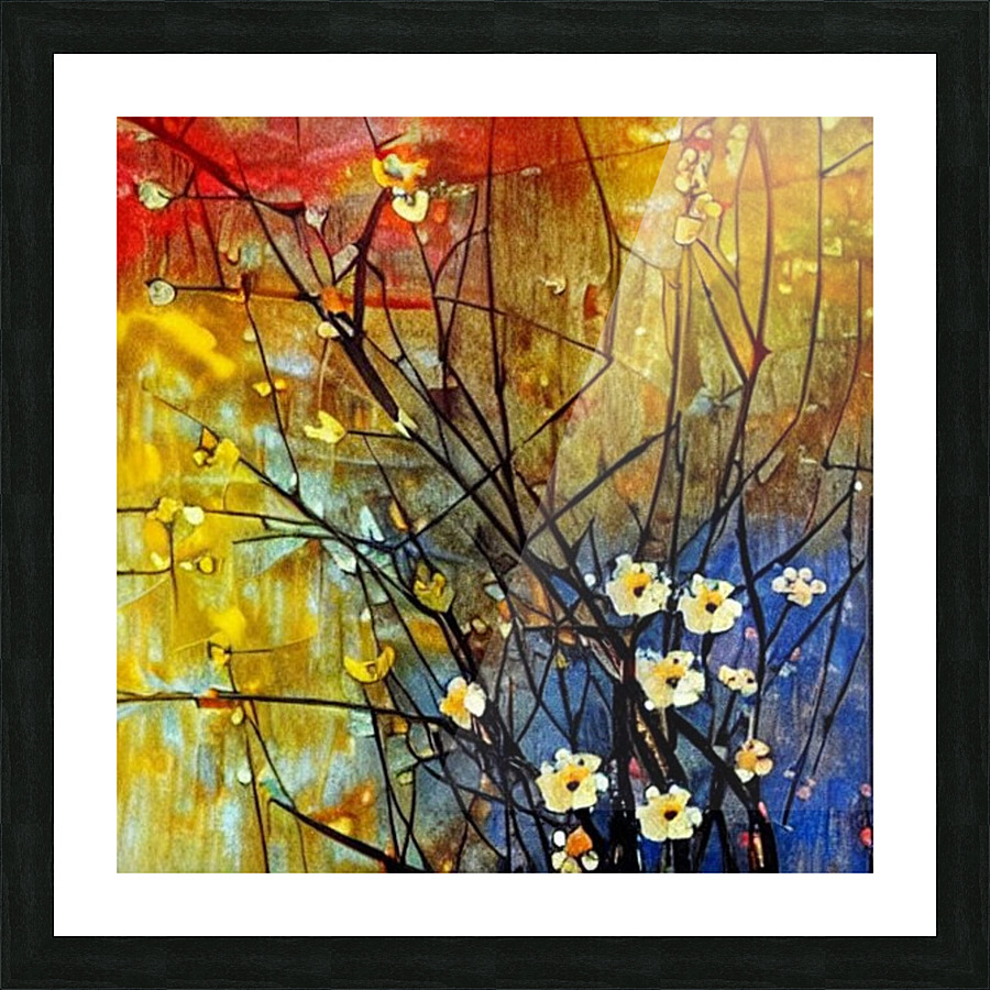 Flowers n5 Picture Frame print