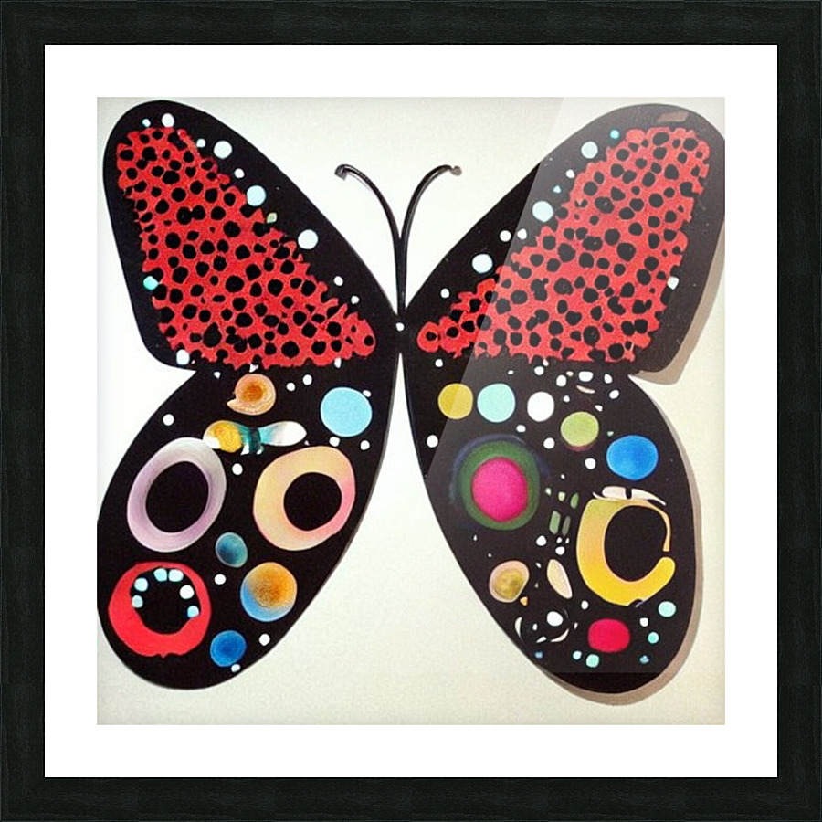 Butterfly Picture Frame print