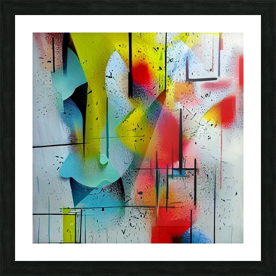 Abstract np9 Picture Frame print