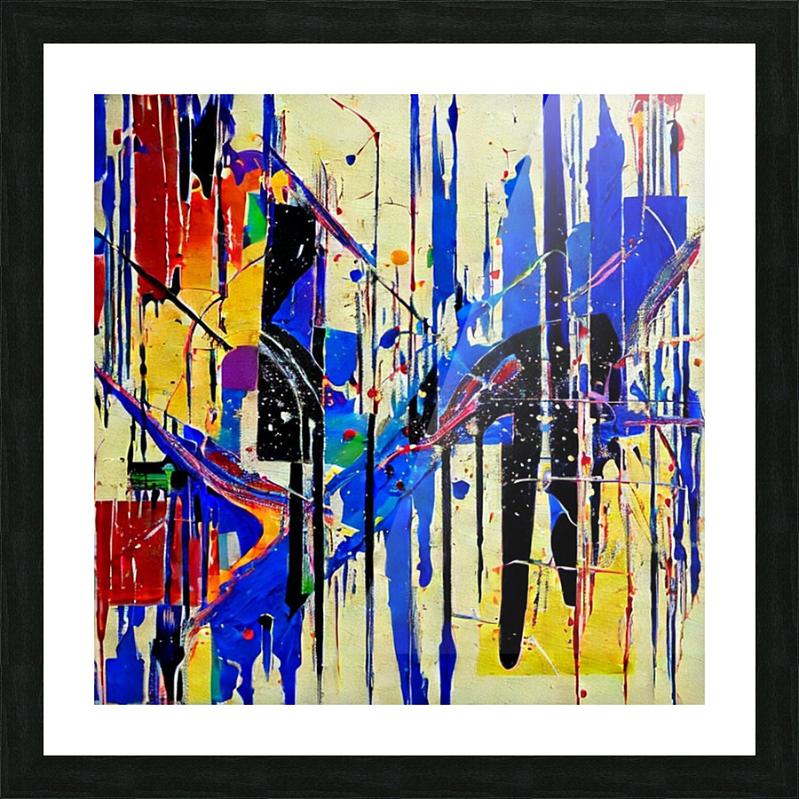 ABSTRACT P8 Picture Frame print