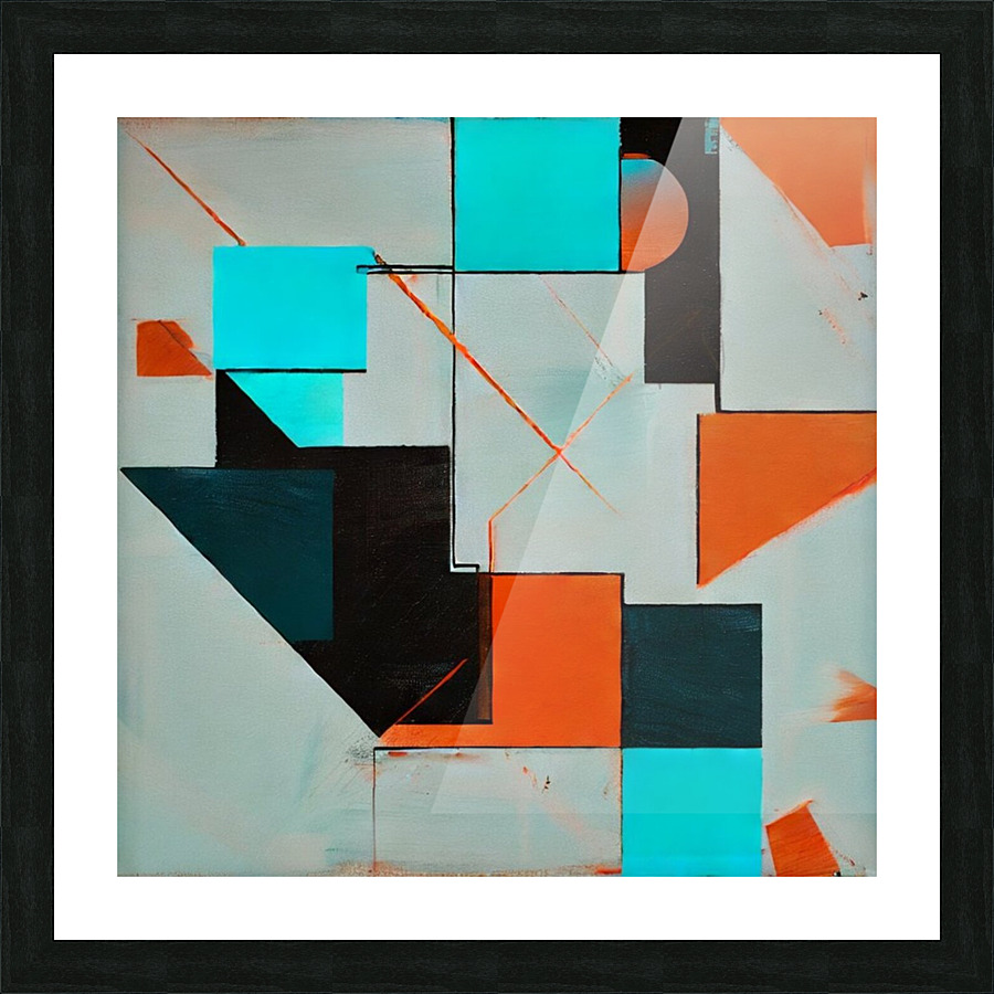 Abstract p1 Picture Frame print