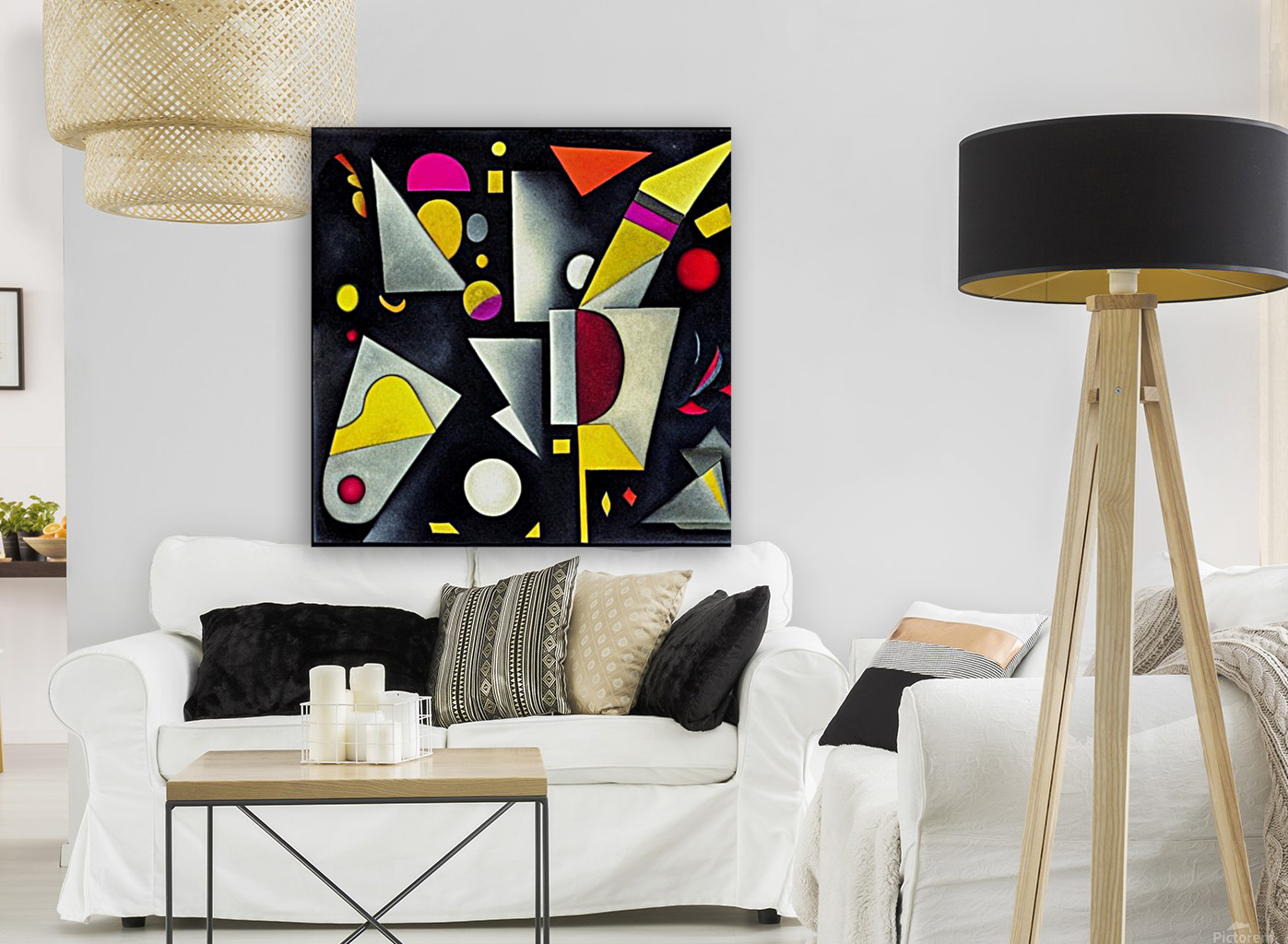 Black N6 Abstract Reproduction