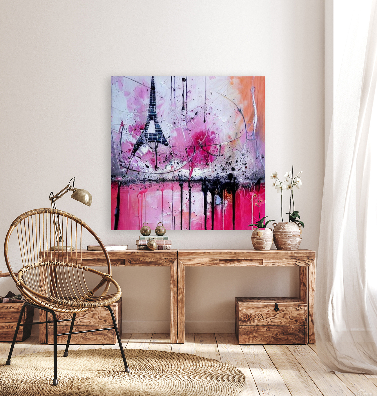 Paris Abstract Reproduction