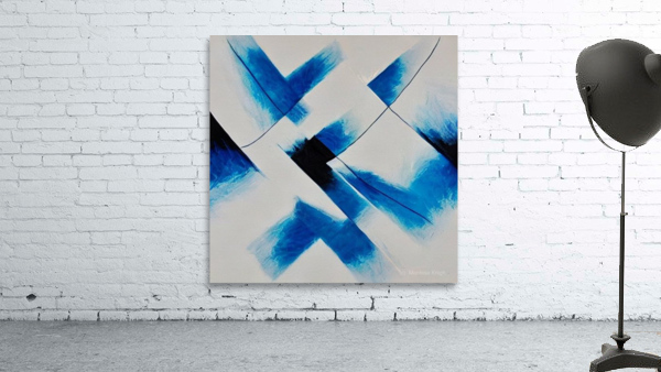 Blue Abstract Wall Preview