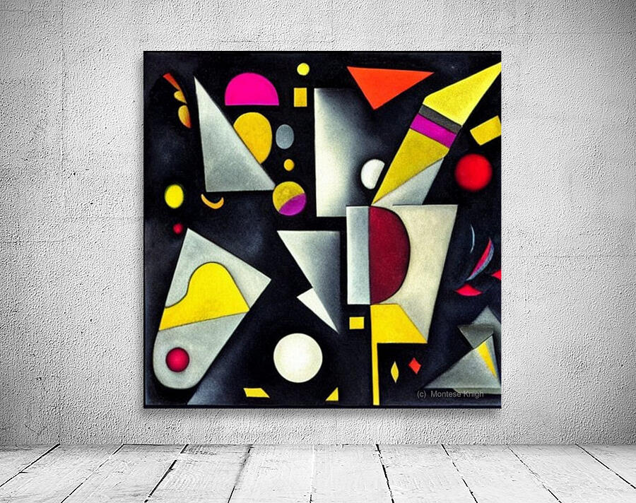Black N6 Abstract Wall Preview