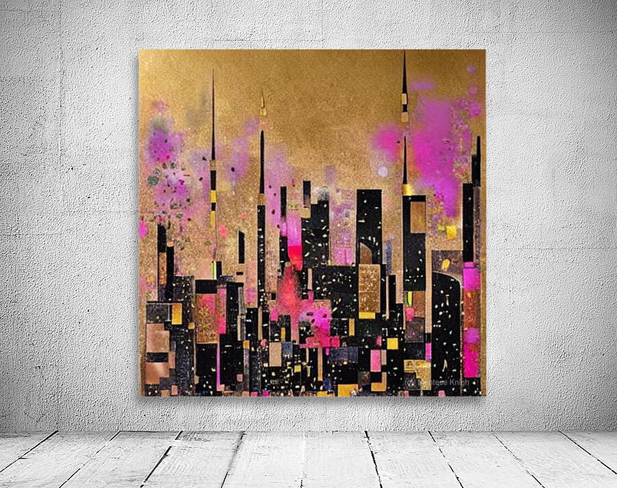 Skyline Abstract Wall Preview