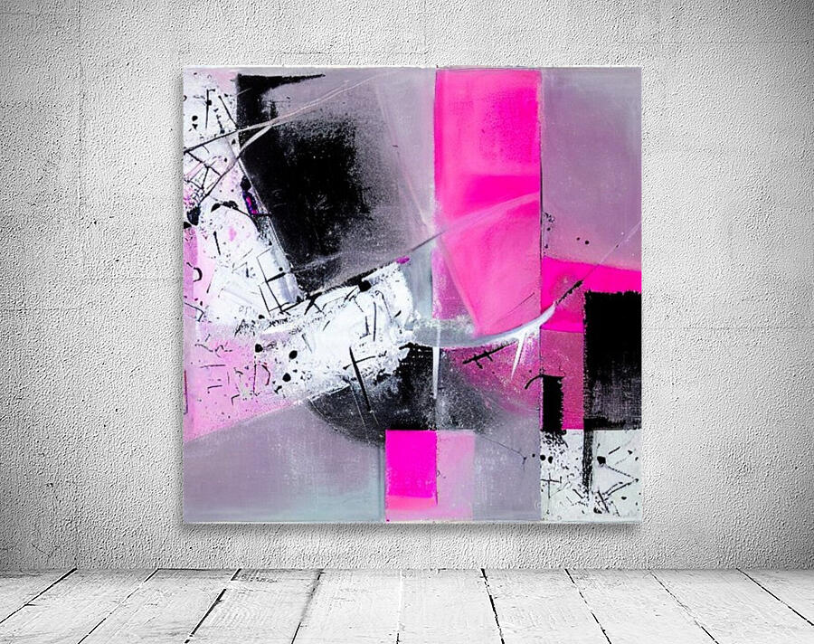 Pink Abstract n09 Wall Preview