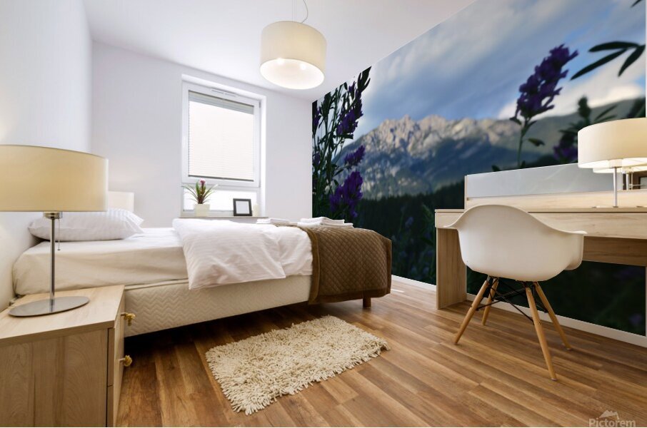 Mountain BC Mural print