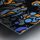 Microbiome 1OB-D Metal print