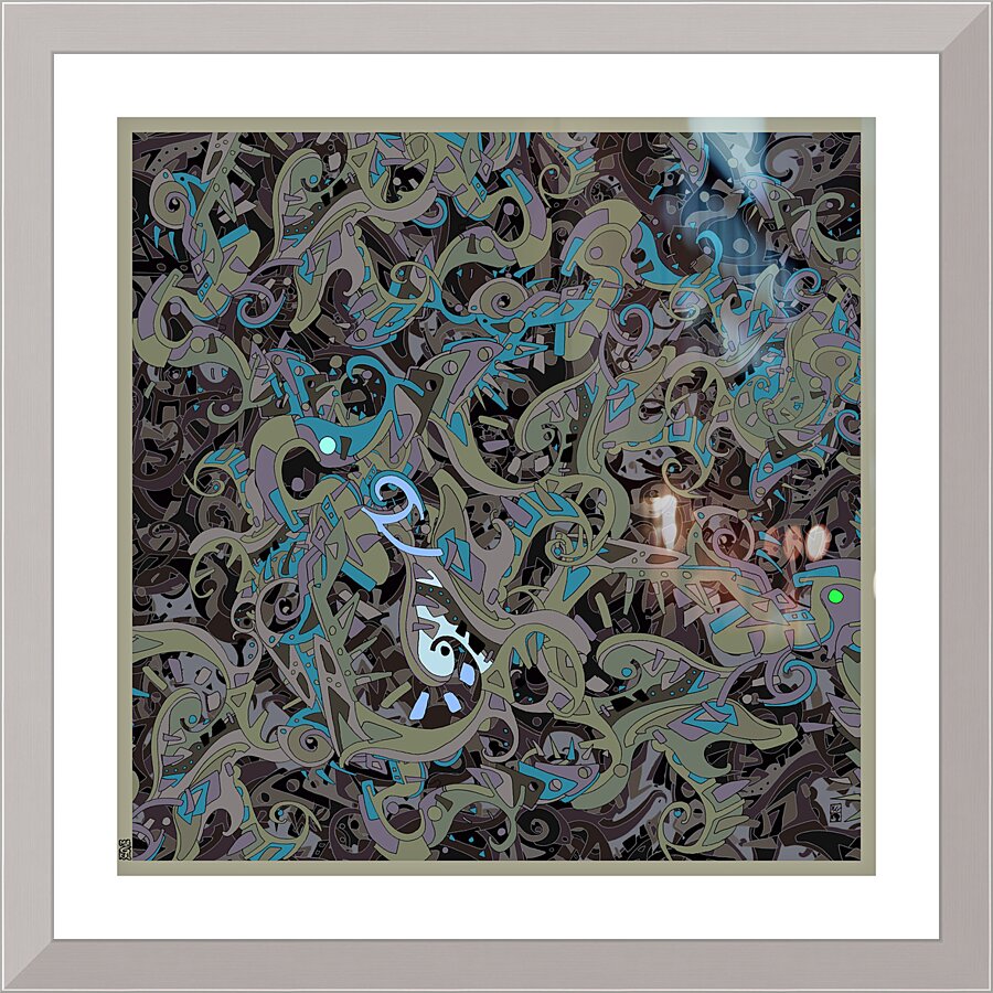 Hot Topic  BLUE  Vintage 002a Picture Frame Printing