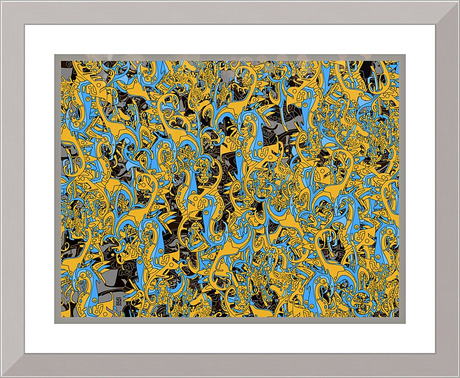 Flock 08BBY-F Picture Frame Printing