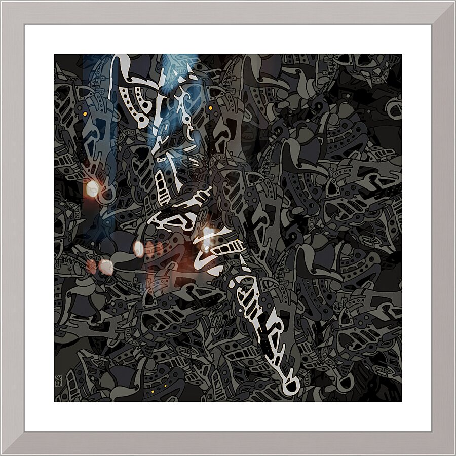 Electric 5BW-C Picture Frame Printing