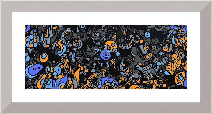 Microbiome 1OB-D Picture Frame Printing