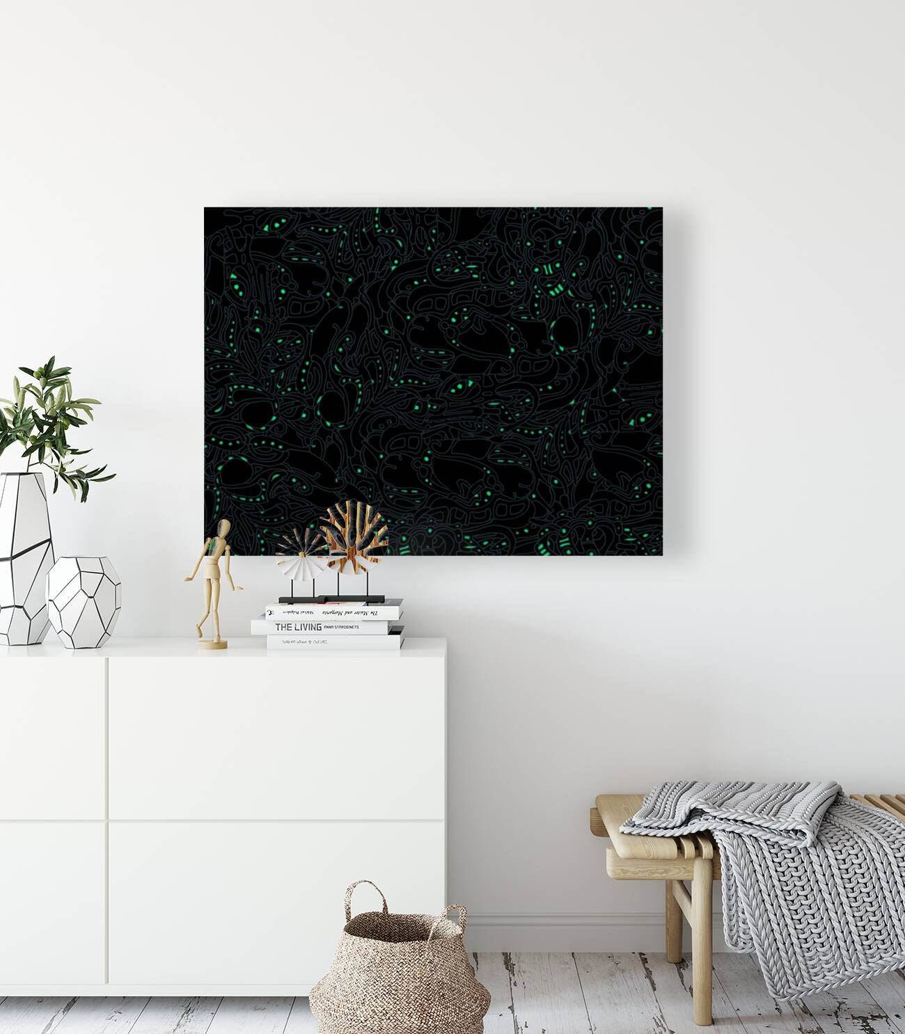 Fireflies 02Green Reproduction