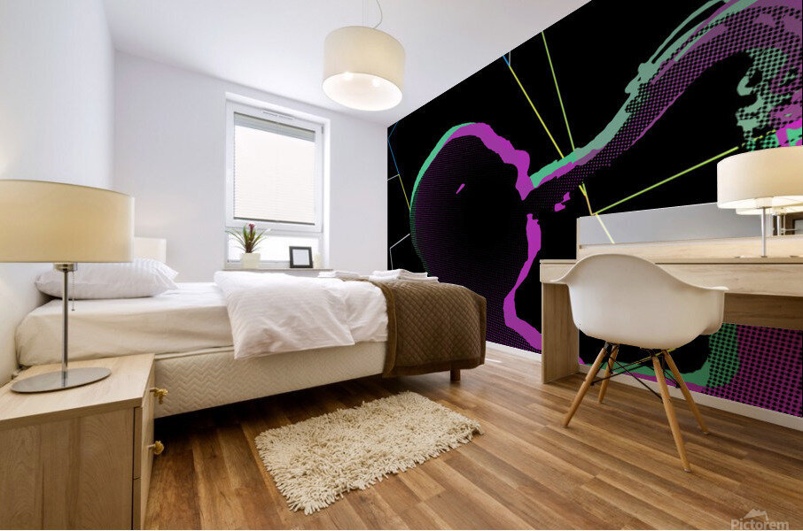 JazzPlayer Saturation Mural print