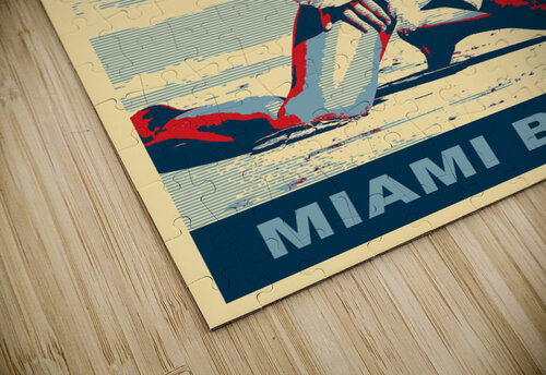 Miami Beach Poster Art by Josh puzzle