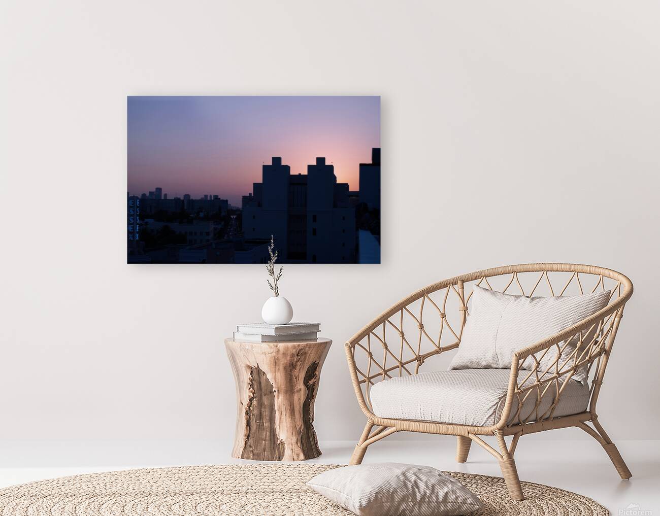 Miami Skyline Reproduction