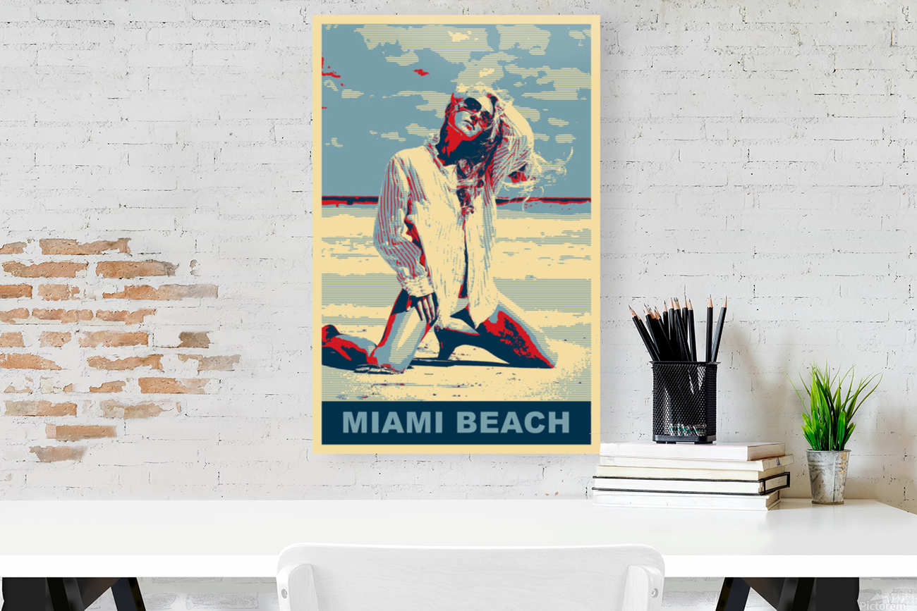 Miami Beach Poster Reproduction