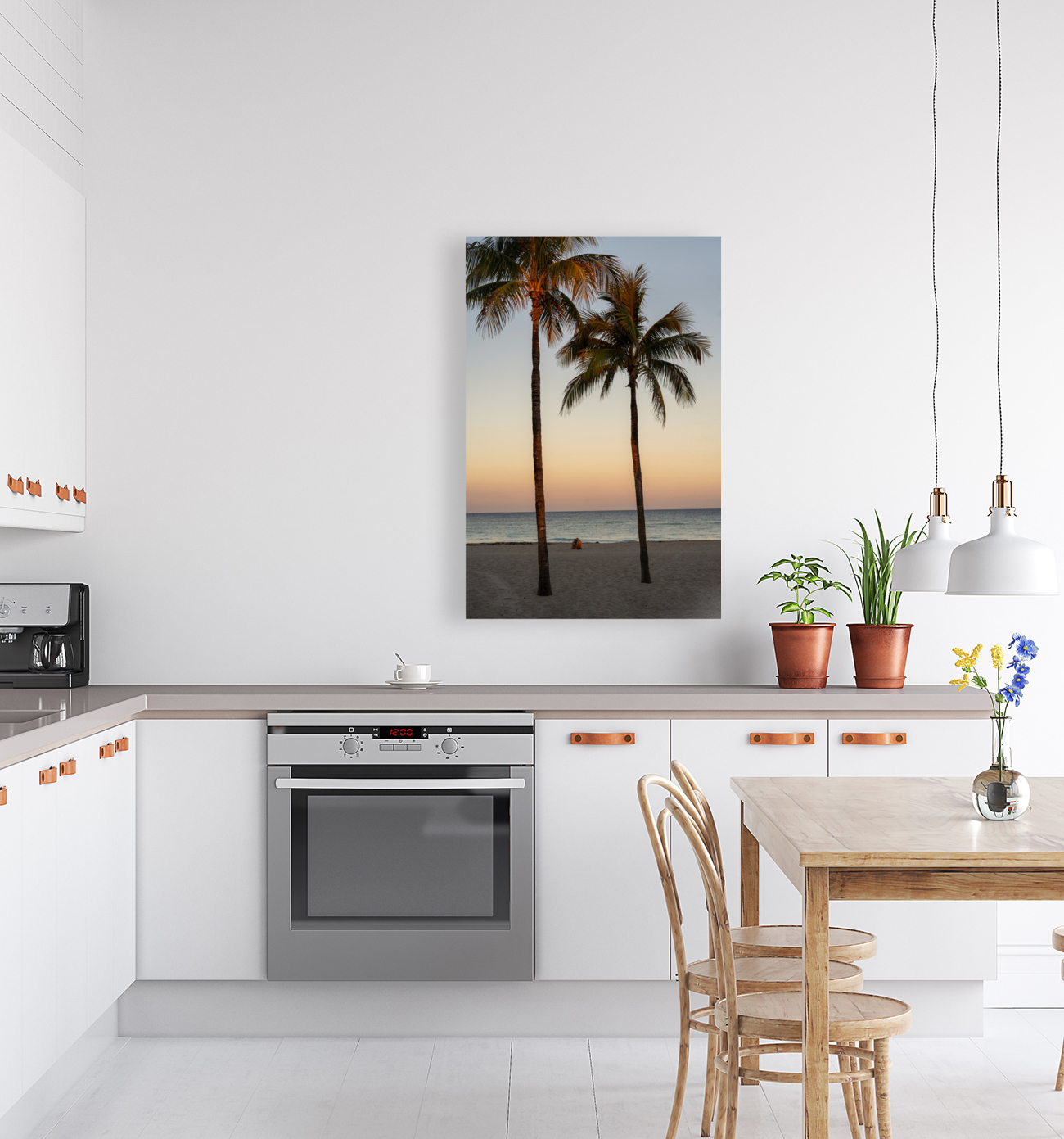 Sunset Hollywood Beach Reproduction