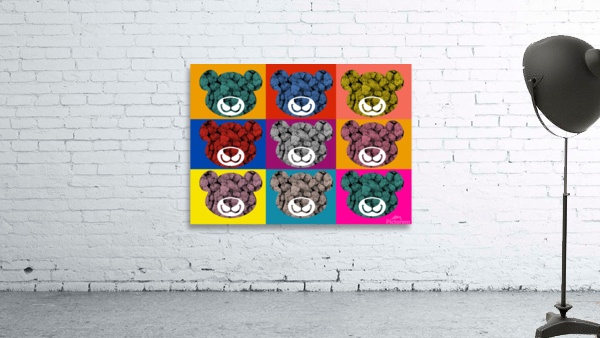 Cannabis Bear Can Wall Preview