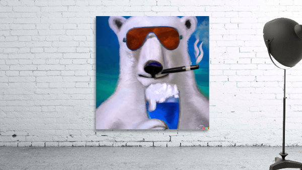Polar Bear Vacation Wall Preview