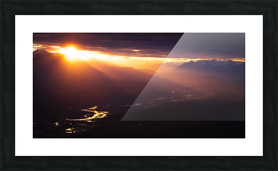 GOLDEN Picture Frame print