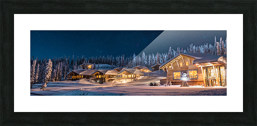BALDFACE LODGE Picture Frame print