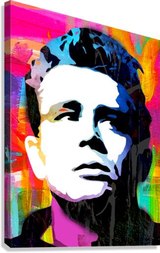 Inspired by James Dean Canvas Print