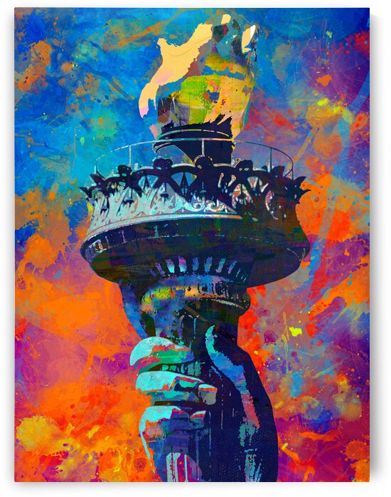 Libertys Torch by The Pop Art Factory