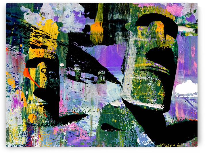 Moai Two by The Pop Art Factory