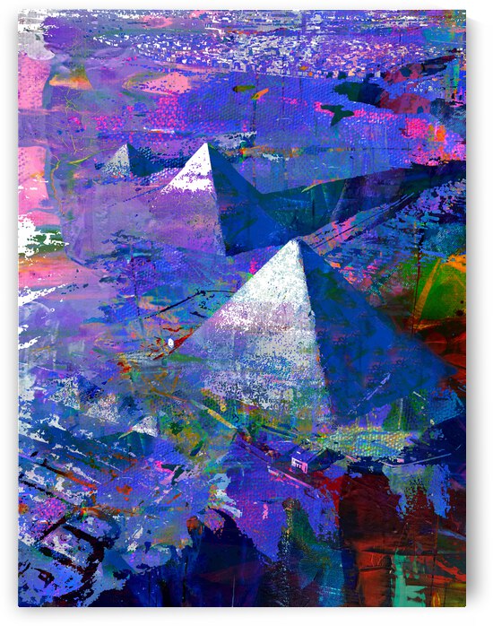 Great Pyramids of Giza by The Pop Art Factory