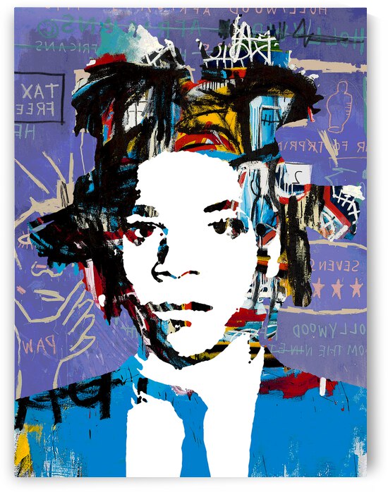 Inspired by Basquiat by The Pop Art Factory