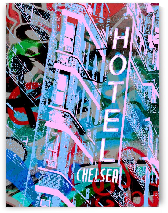 Chelsea Hotel by The Pop Art Factory