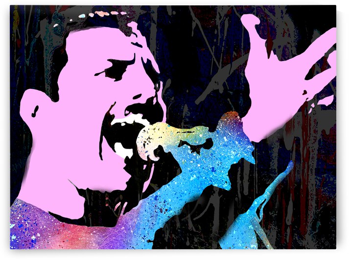 Bohemian Freddie by The Pop Art Factory