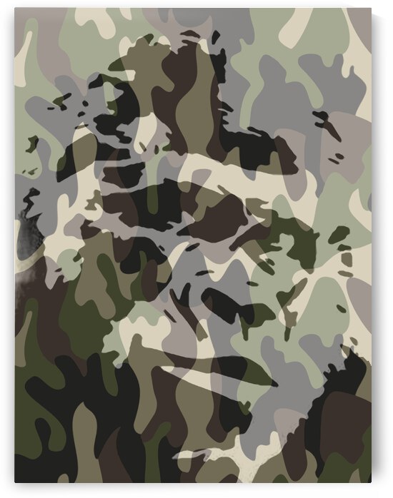 Camouflage Gorilla by The Pop Art Factory