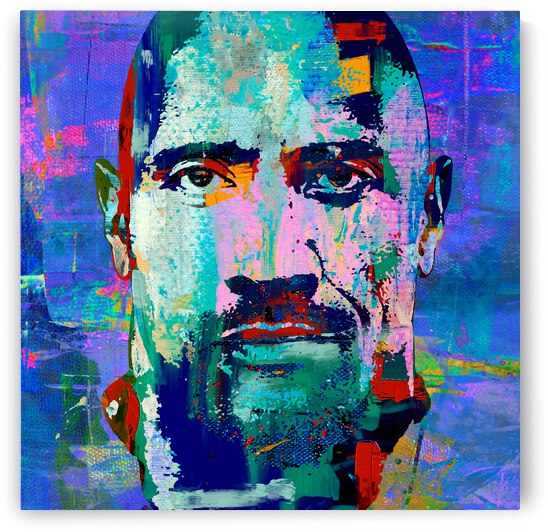 Dwayne Johnson The Rock by The Pop Art Factory