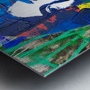 Inspired by Yoko Metal print