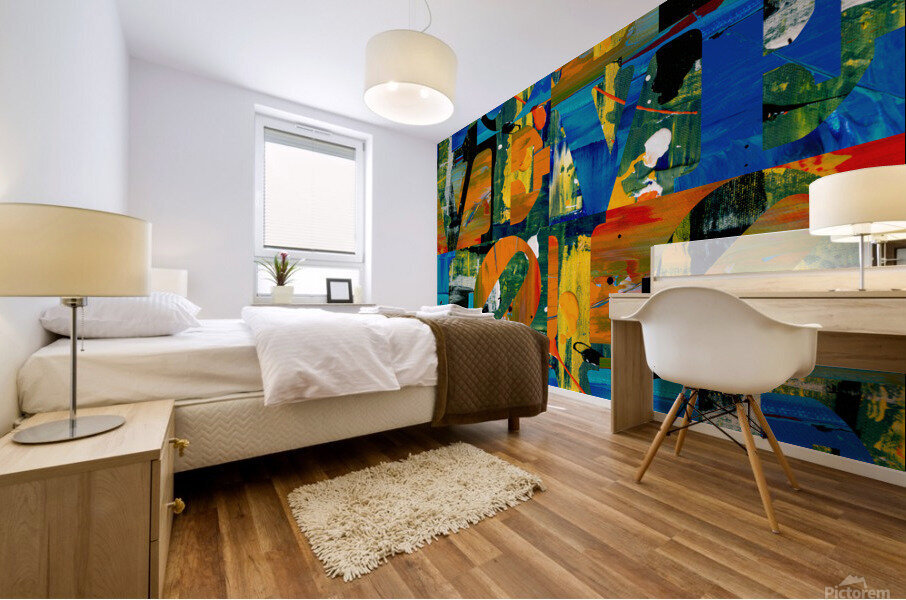 LOVE Quadrant Mural print