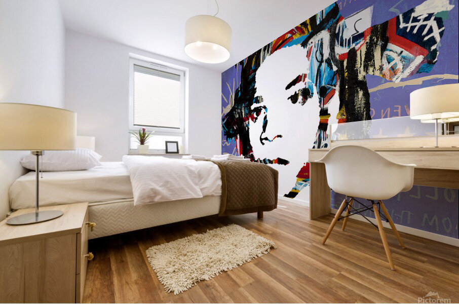 Inspired by Basquiat Mural print