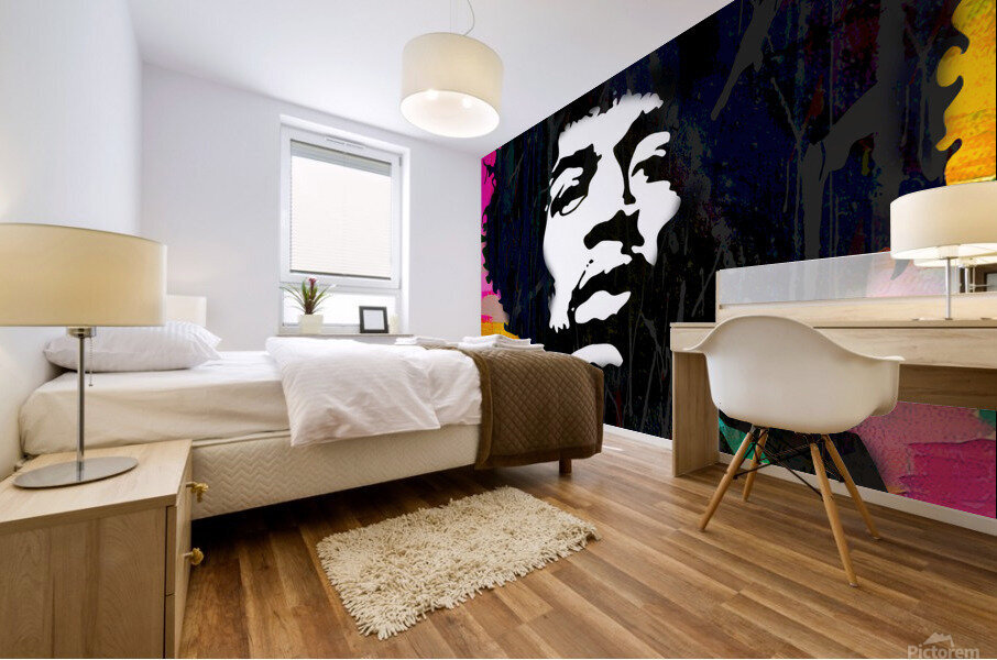 Inspired by Hendrix Mural print