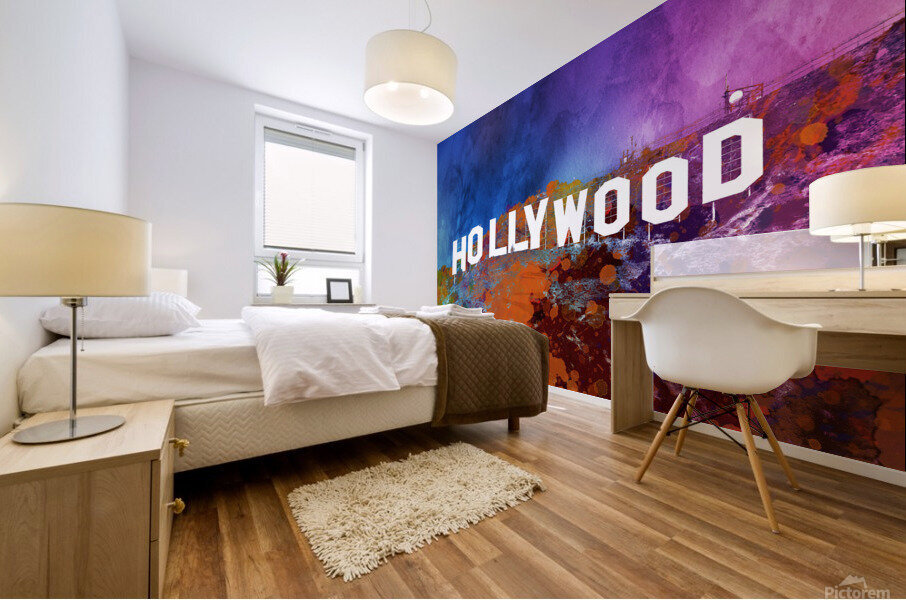 Hollywood Mural print