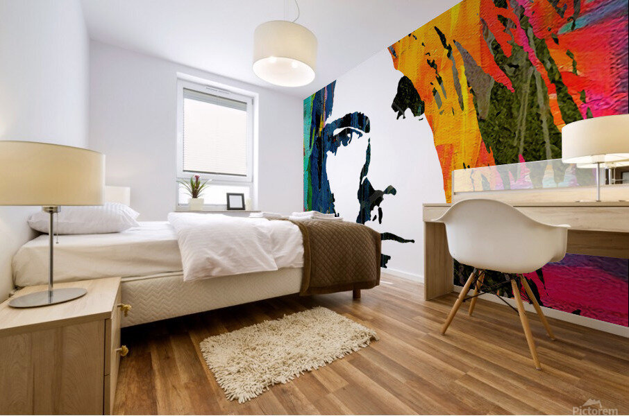 Kurt Nirvana Mural print