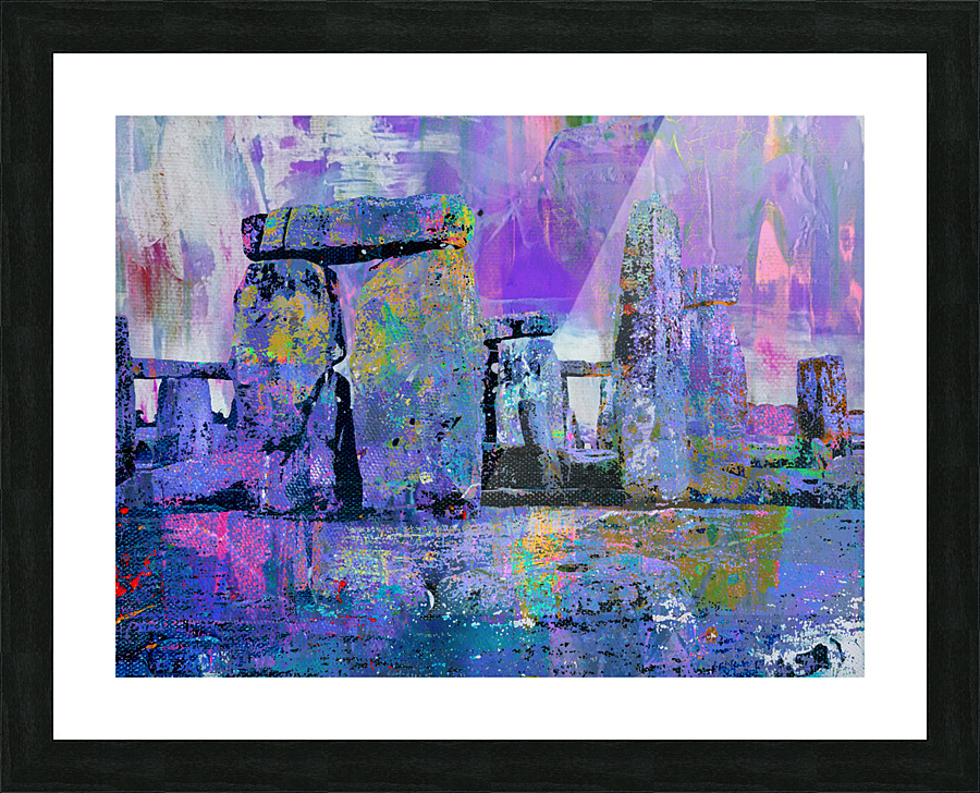 Stonehenge Picture Frame print