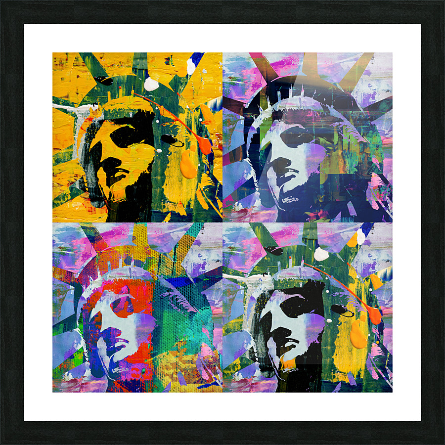 Liberty Quadrant Picture Frame print