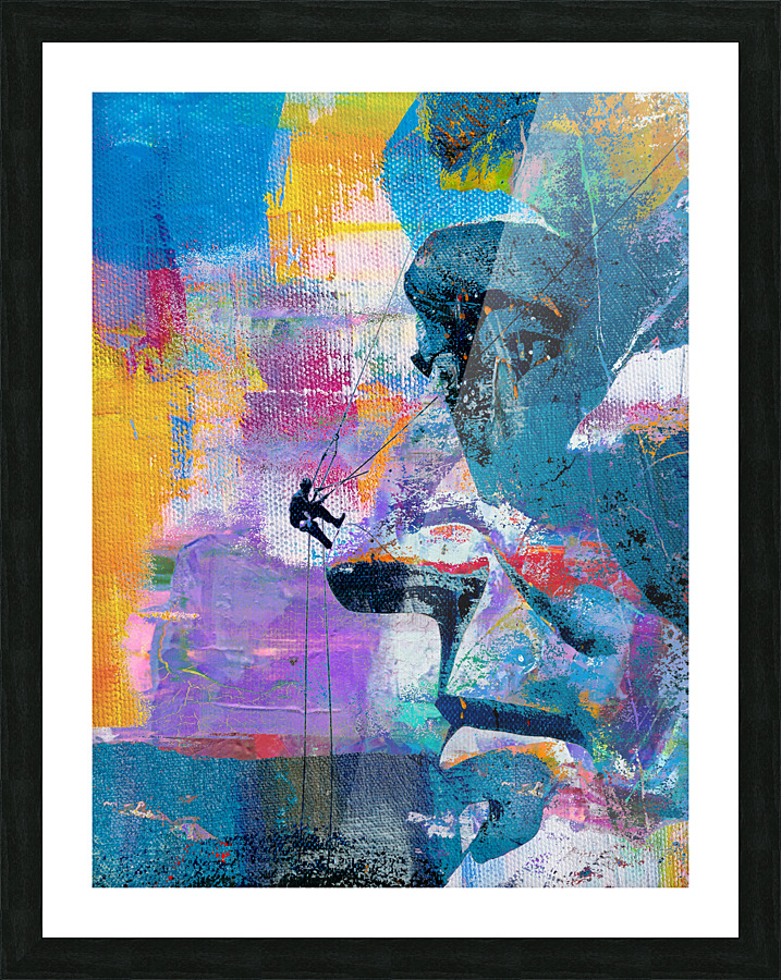 Mount Rushmore Picture Frame print