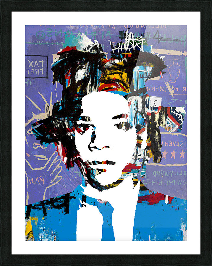 Inspired by Basquiat Picture Frame print