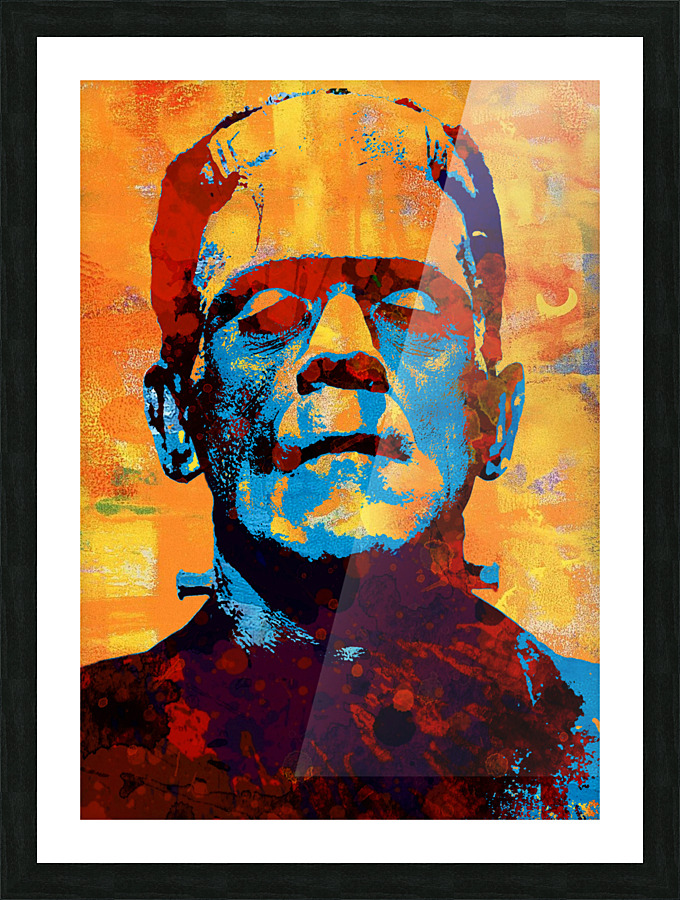 Frankenstein Picture Frame print